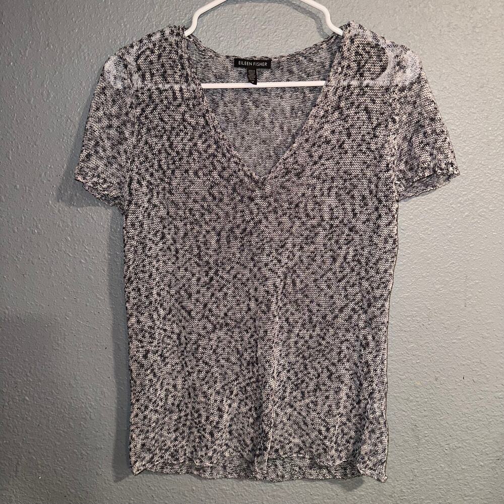 Eileen Fisher Small Cotton Nylon Top